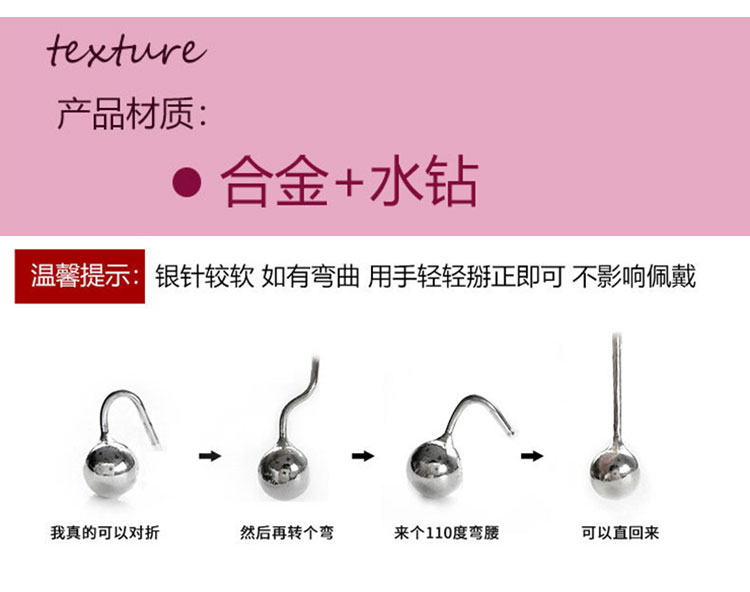 甜美長款蝴蝶結(jié)水鉆耳墜耳環(huán)批發(fā)