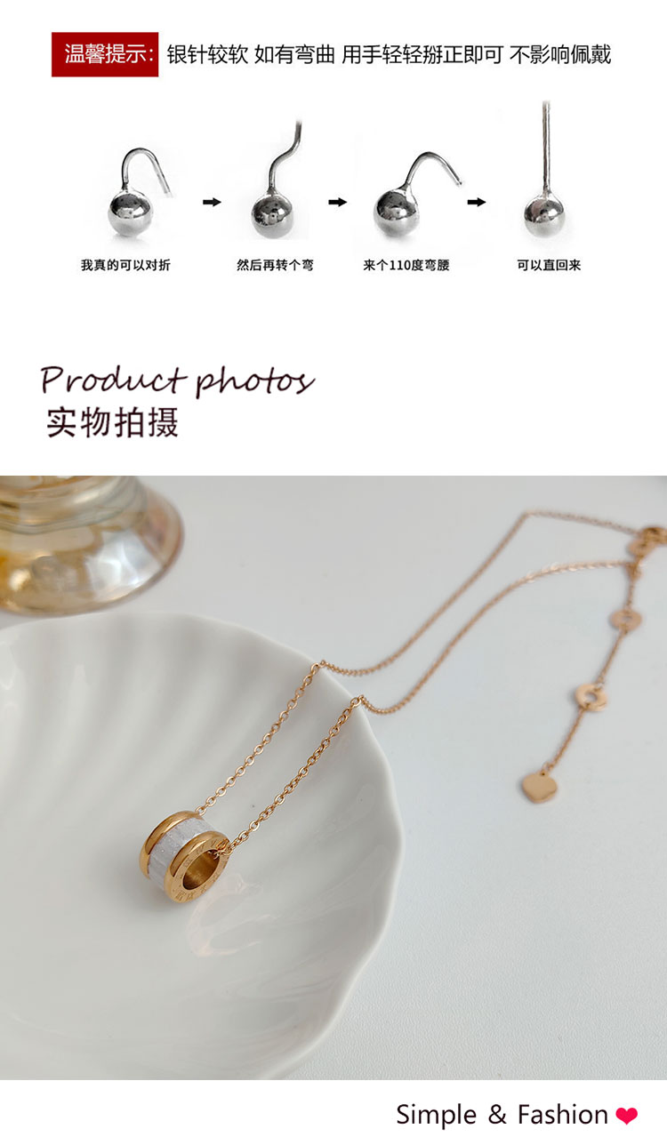 飾品批發(fā)微鑲鋯石小蠻腰項(xiàng)鏈